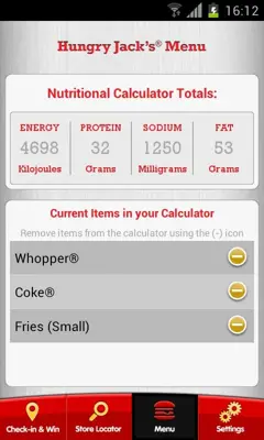 Hungry Jacks android App screenshot 0